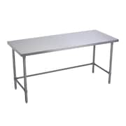 ELKAY Standard Work Table Galvanized Cross Brace No Backsplash 120 L X 30 W X 36 H Over All WT30X120-STGX